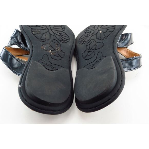 Born concept Flip‎ Flops Black Synthetic Women Shoes Size 8 Medium - Picture 5 of 6